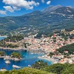 Aerial photo of the Epirus villages and towns